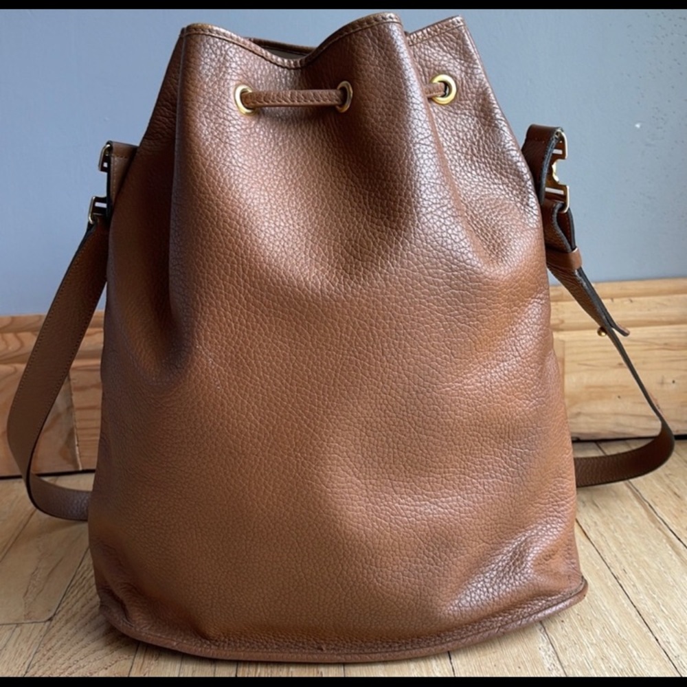 Vintage Christian Dior brown bucket bag - Picture 2 of 12
